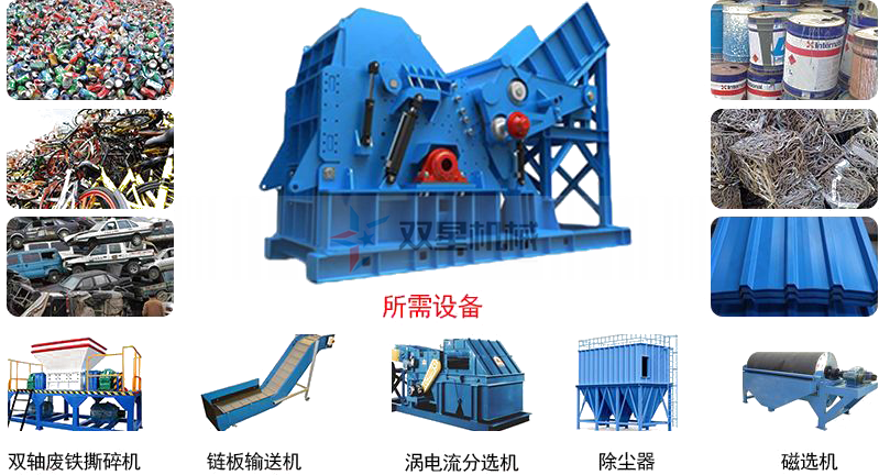 <a href='http://m.dgrzz.com/1/60.html' target='_blank'><span>鐵皮粉碎機</span></a>適用物料