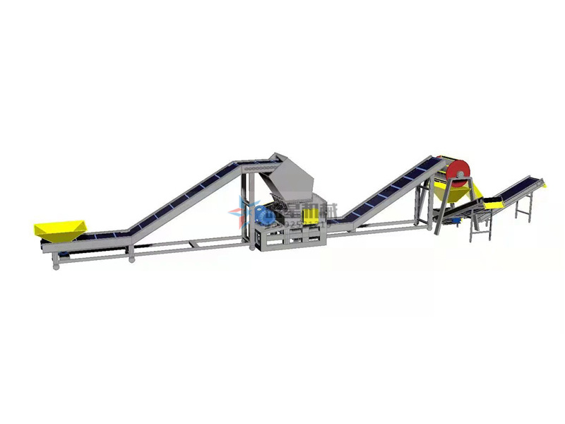鋁型材粉碎機廠家關于設備生產線作業布局圖